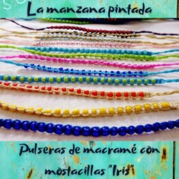 Pulseras mostacillas Iris