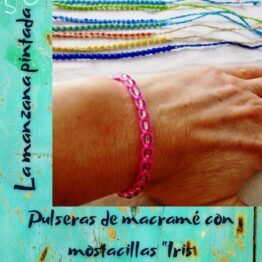 Pulseras con mostacillas Iris