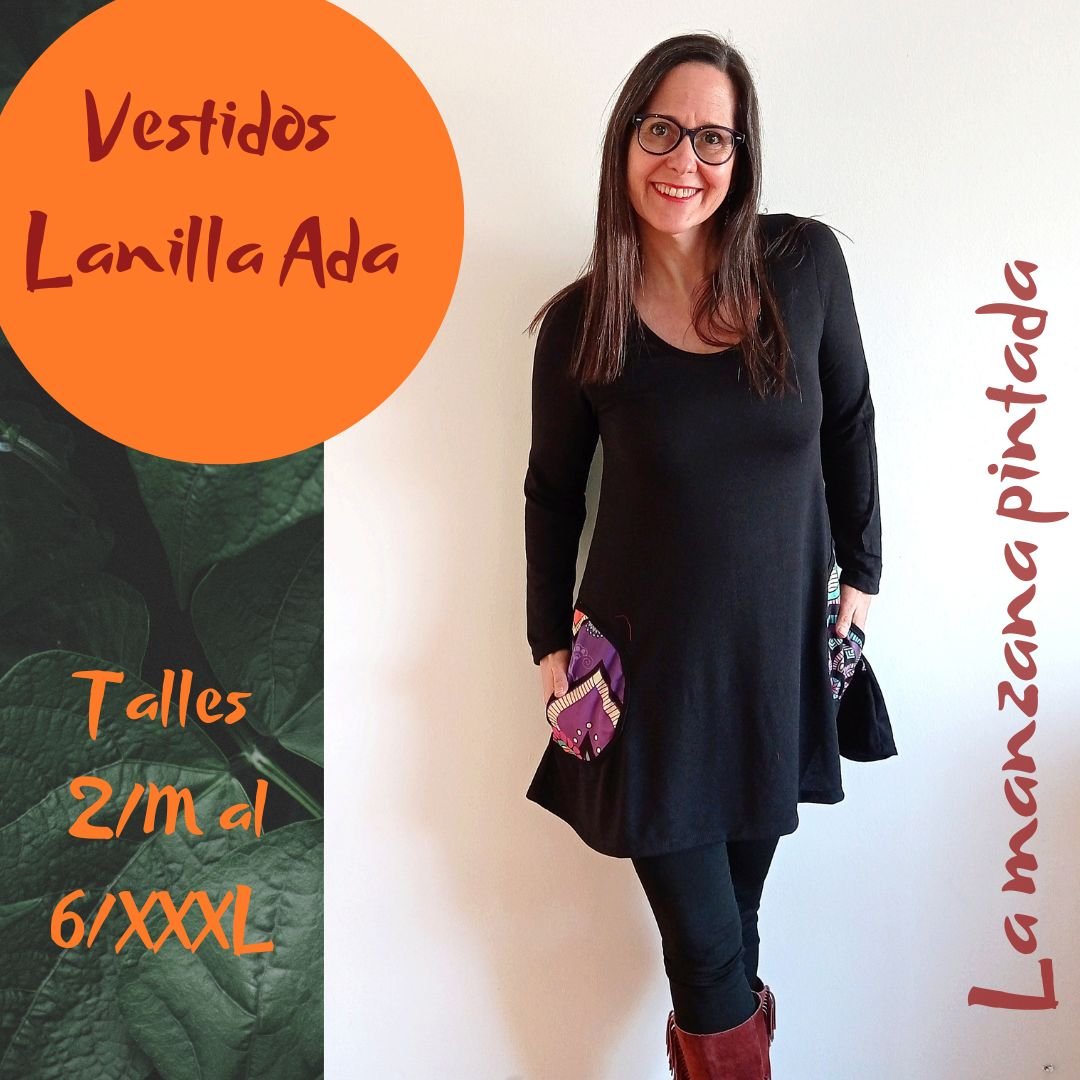 Vestidos Lanilla Ada negro