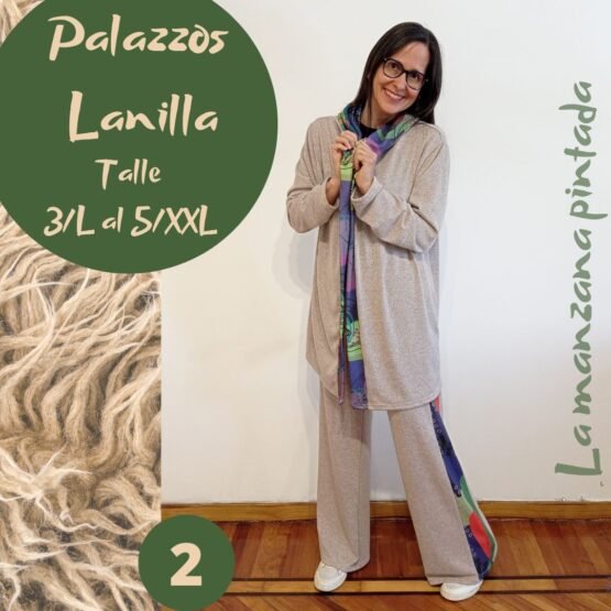 Palazzos lanilla beige 2