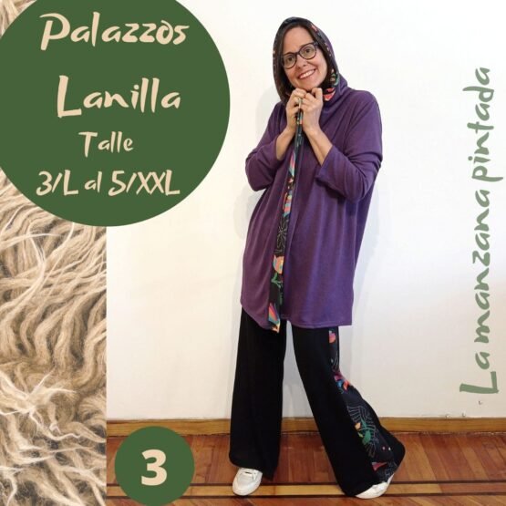 Palazzos lanilla negro 3