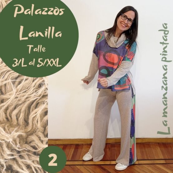 Palazzos lanilla beige 2
