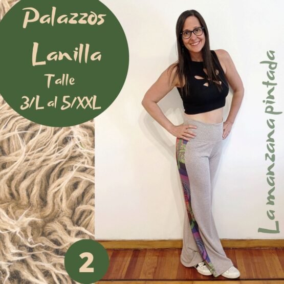 Palazzos lanilla beige 2