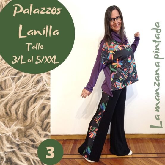 Palazzos lanilla negro 3