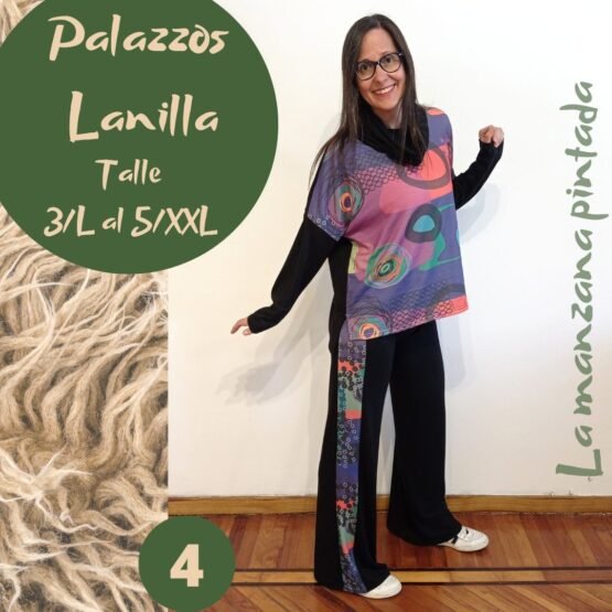 Palazzos lanilla negro 4