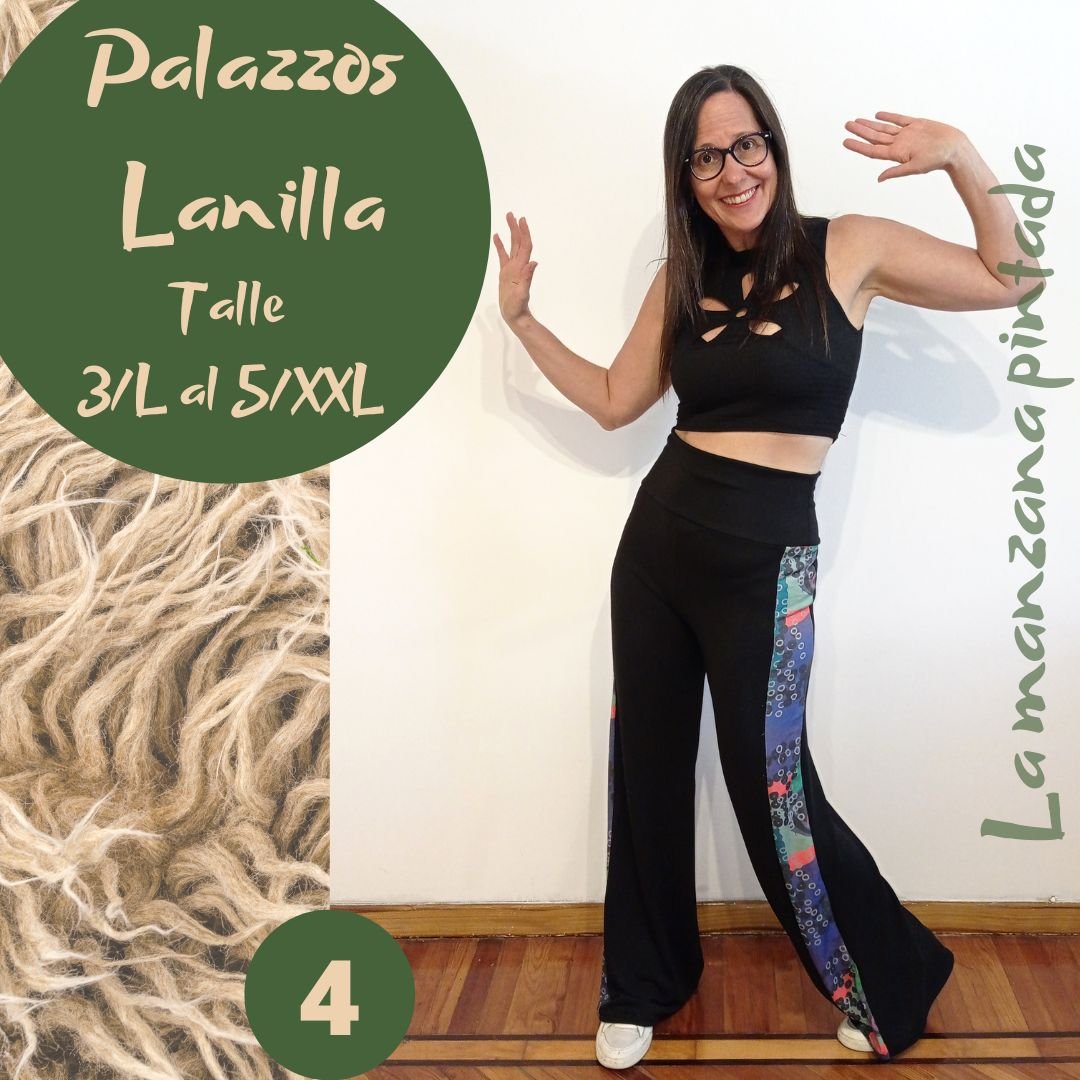 Palazzos lanilla negro 4