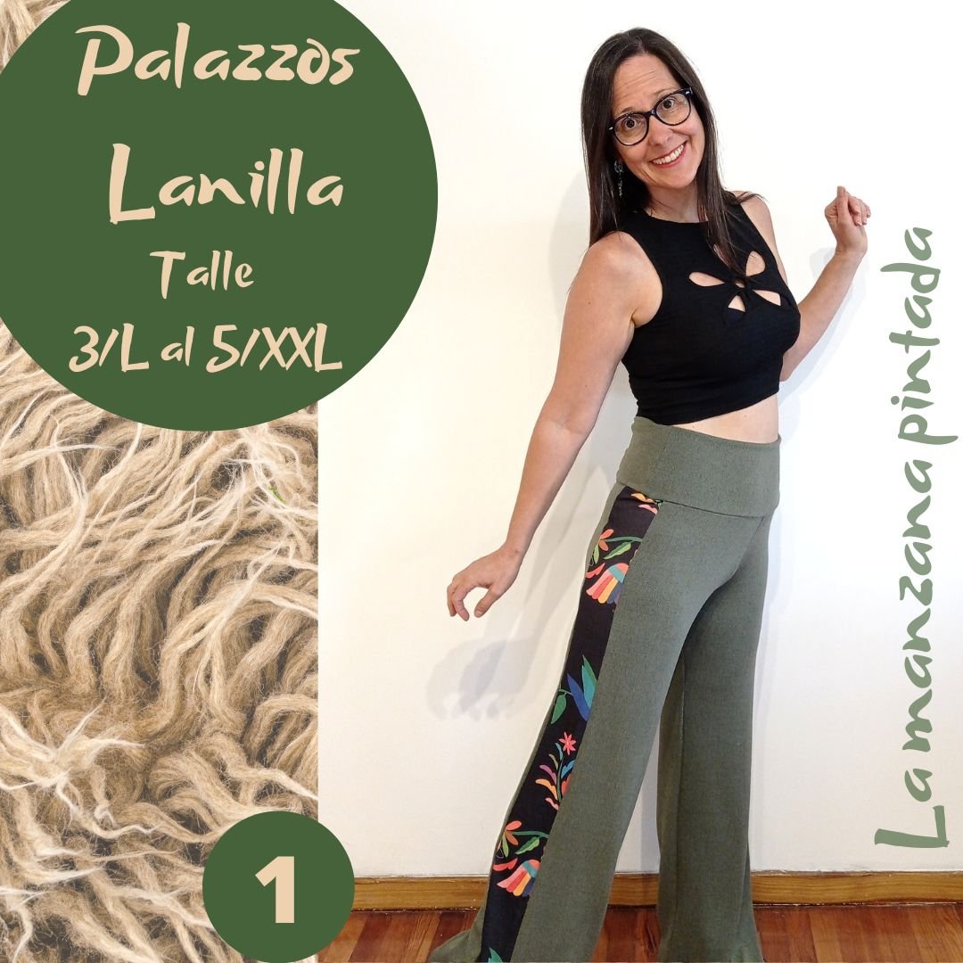 Palazzos lanilla verde 1