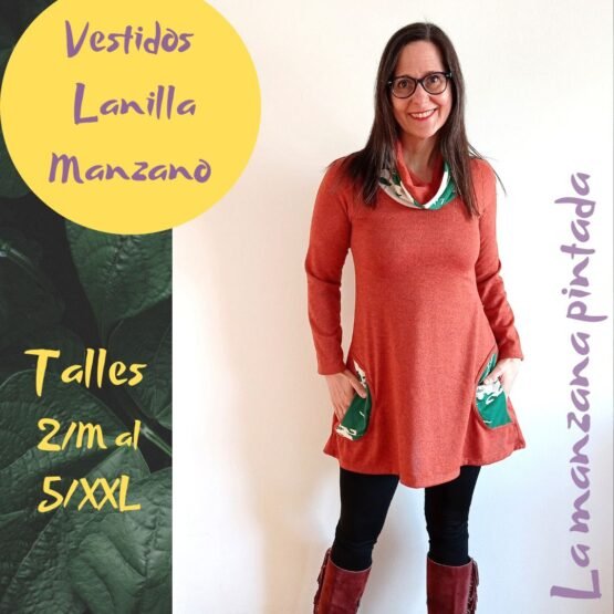Vestidos Manzano ladrillo