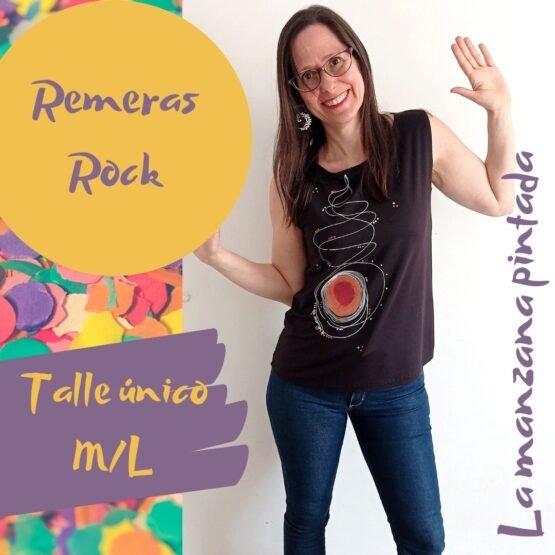 Remeras Rock negra