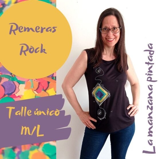 Remeras rock negra