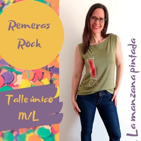 Remeras rock verde