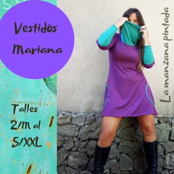 Vestidos Mariana violeta