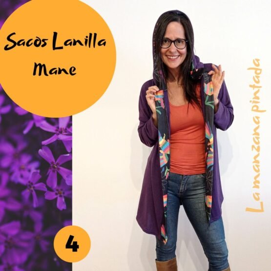 Sacos lanilla Mane violeta