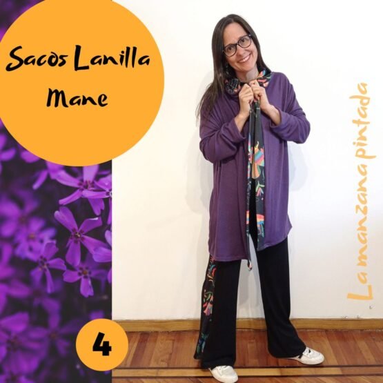 Sacos Lanilla Mane violeta
