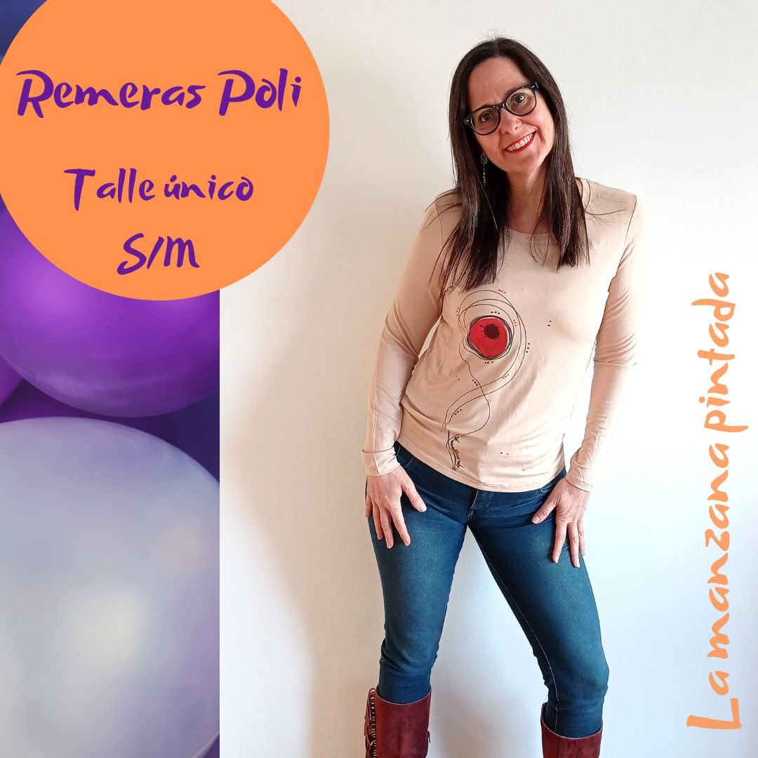 Remeras Poli beige