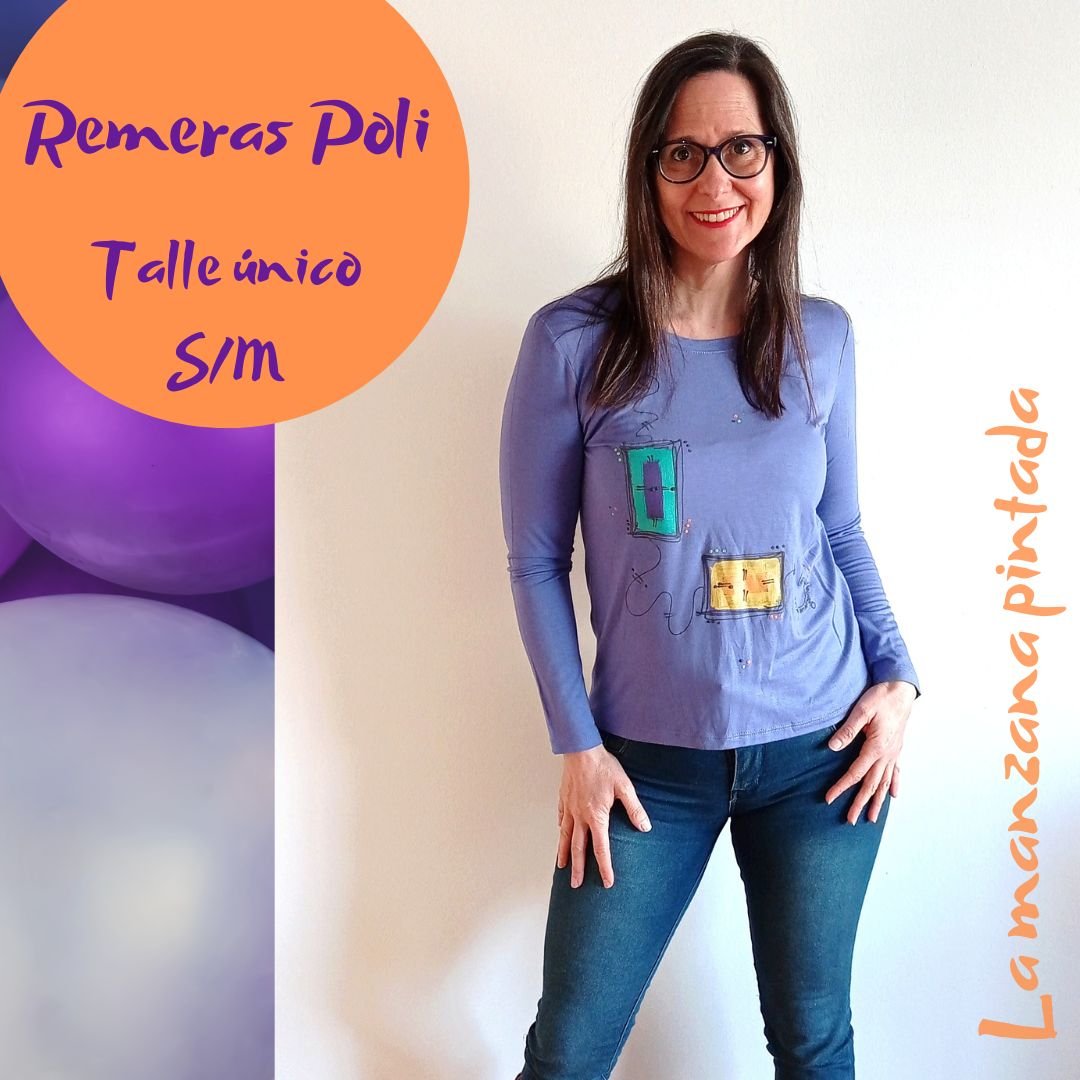 Remeras Poli lila
