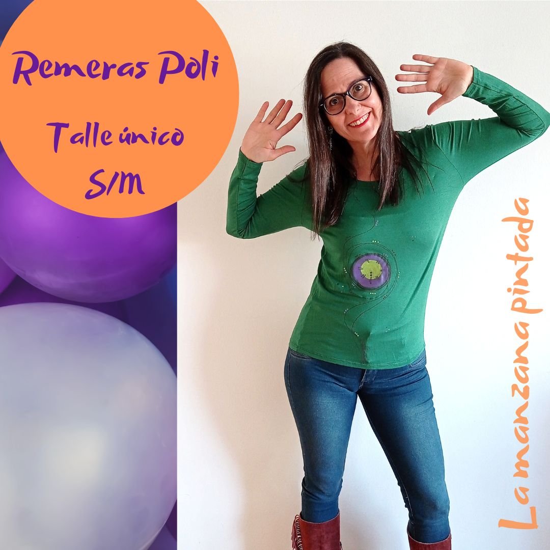 Remeras Poli verde