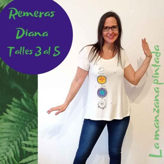 Remeras Diana blanca