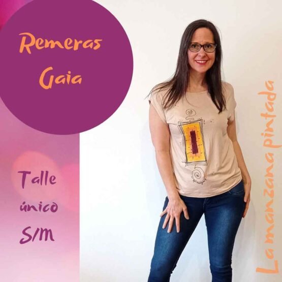 Remeras Gaia beige