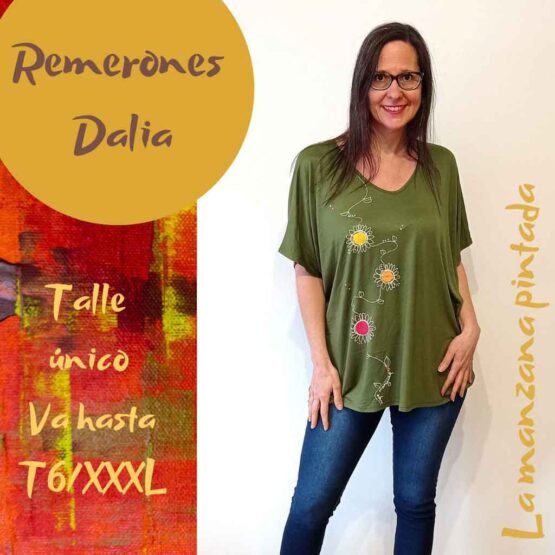 Remerones Dalia verde seco