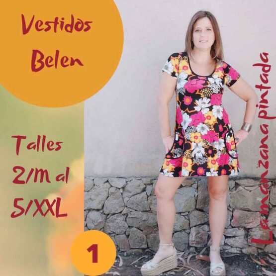 Vestidos Belen estampa 1