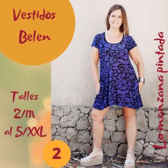 Vestidos Belen estampa 2