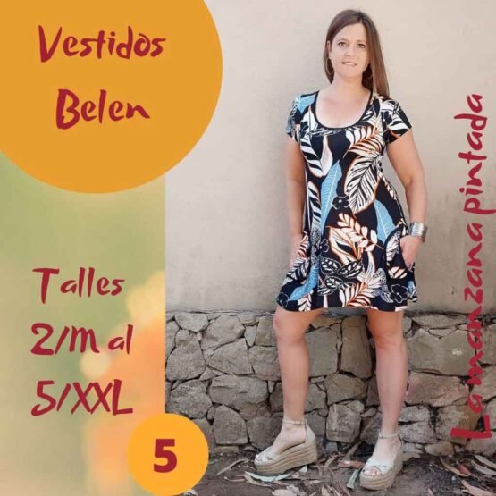 Vestidos Belen estampa 5