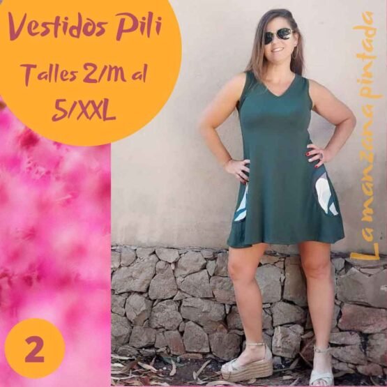 Vestidos Pili verde