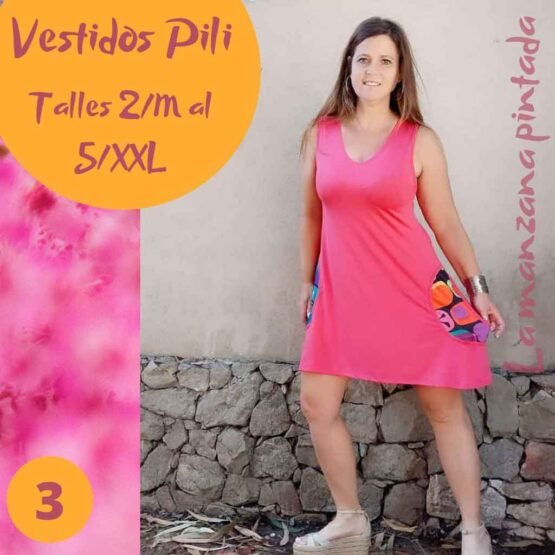 Vestidos Pili fucsia