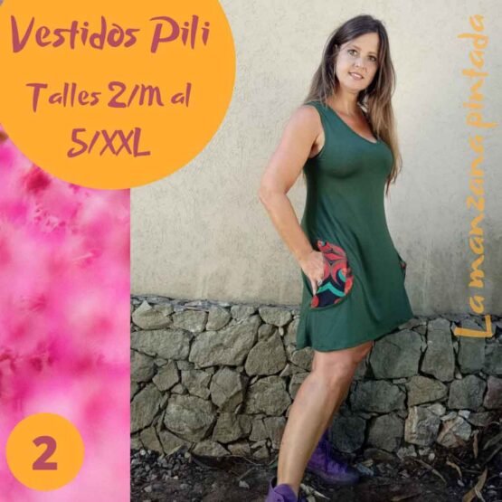 vestidos Pili verde