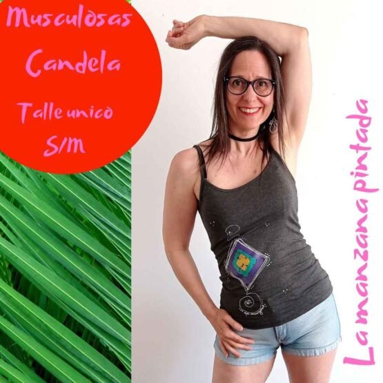 Musculosas Candela gris topo