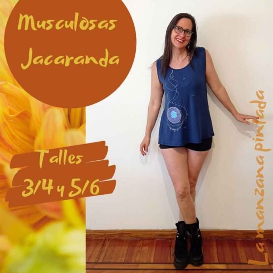 Musculosas Jacaranda azul