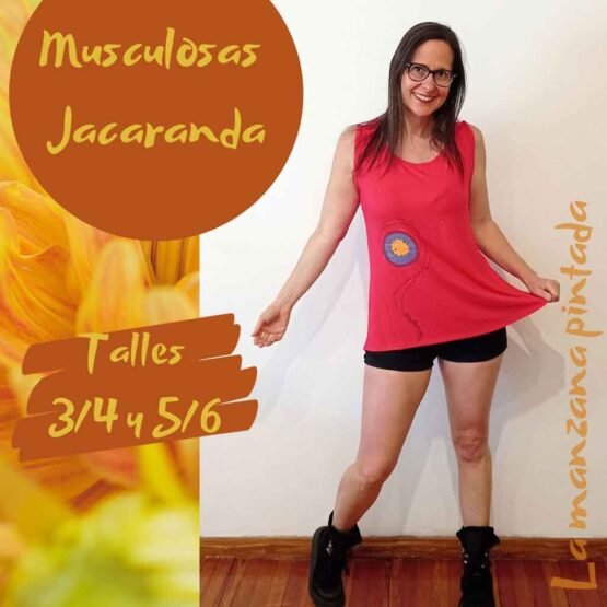 Musculosas Jacaranda roja