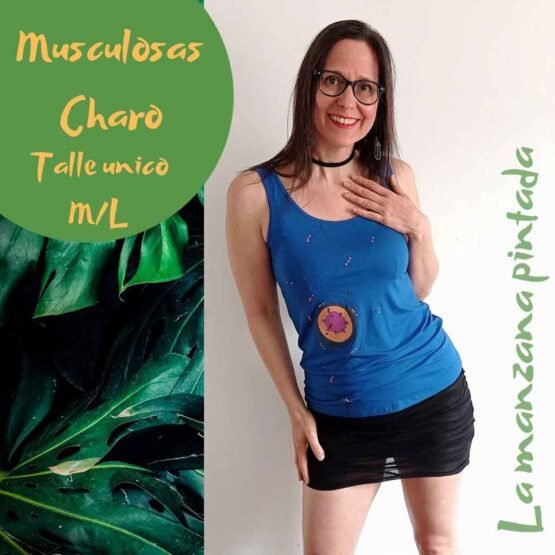 Musculosas Charo azul