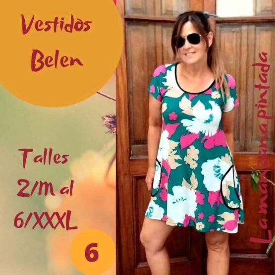 Vestidos Belen estampado 6