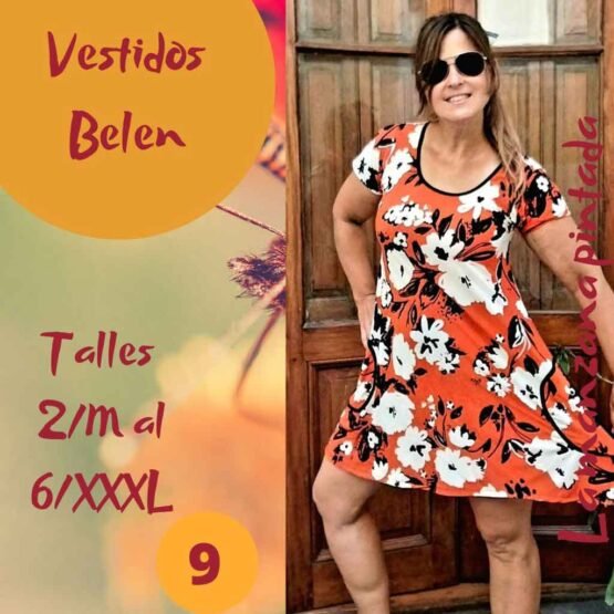 Vestidos Belen estampa 9