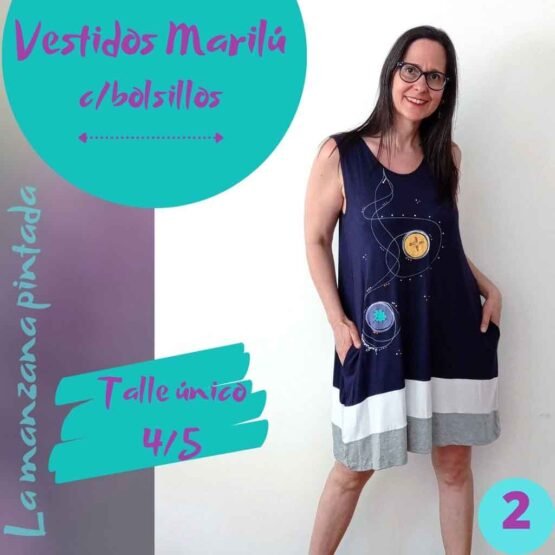 Vestidos Marilu azul 2