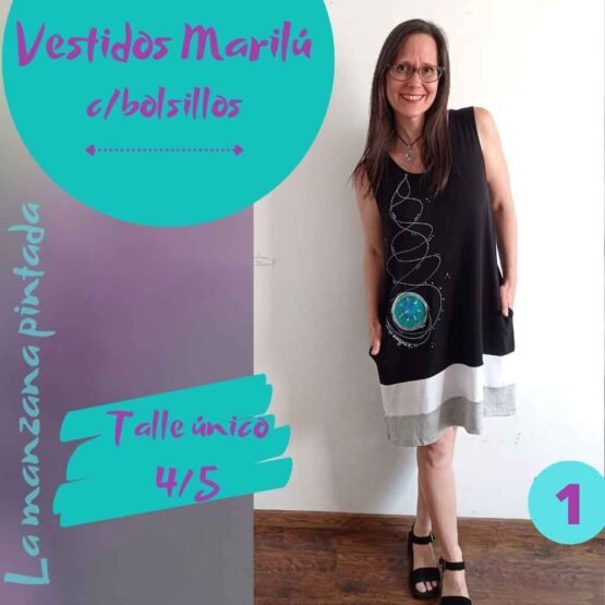 Vestidos Marilu negro 1