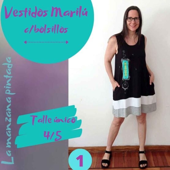 Vestidos Marilu negro 1