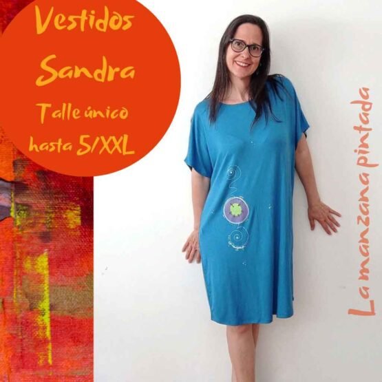 Vestidos Sandra azul