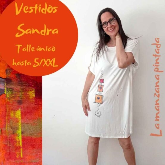 Vestidos Sandra blanco