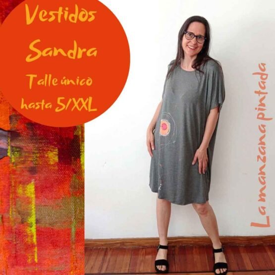 Vestidos Sandra gris