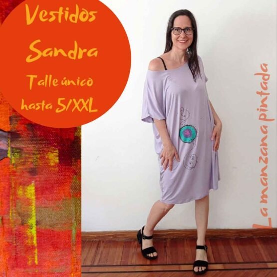 Vestidos Sandra lila