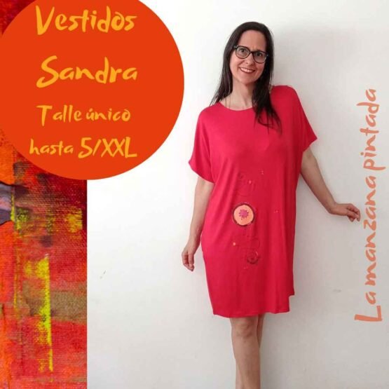 Vestidos Sandra rojo