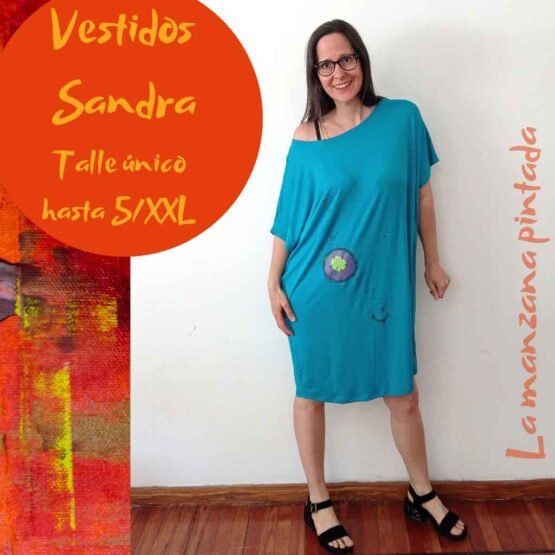 Vestidos Sandra Turquesa