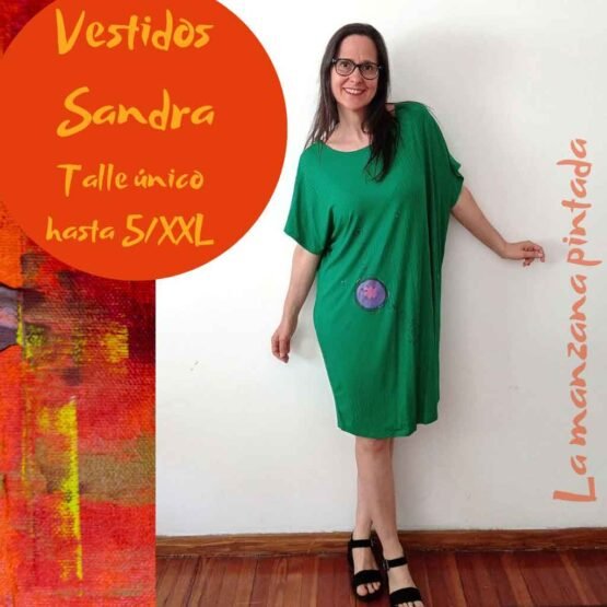 Vestidos Sandra verde loro