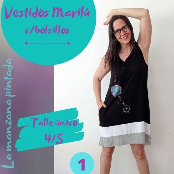 Vestidos Marilu negro 1