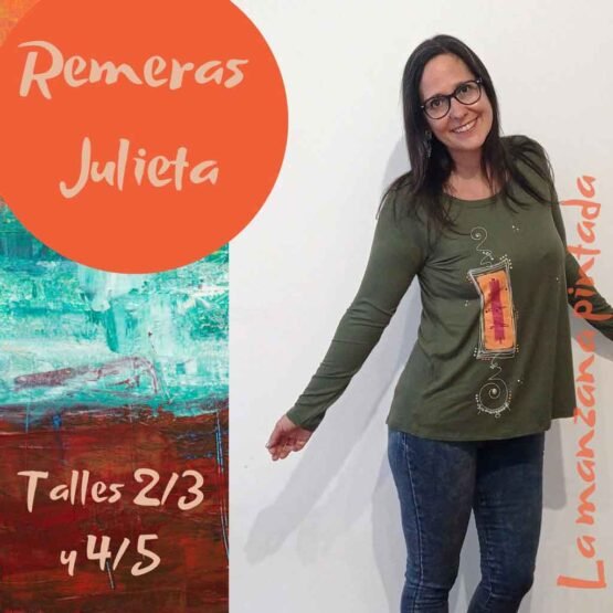 Remeras Julieta verde seco
