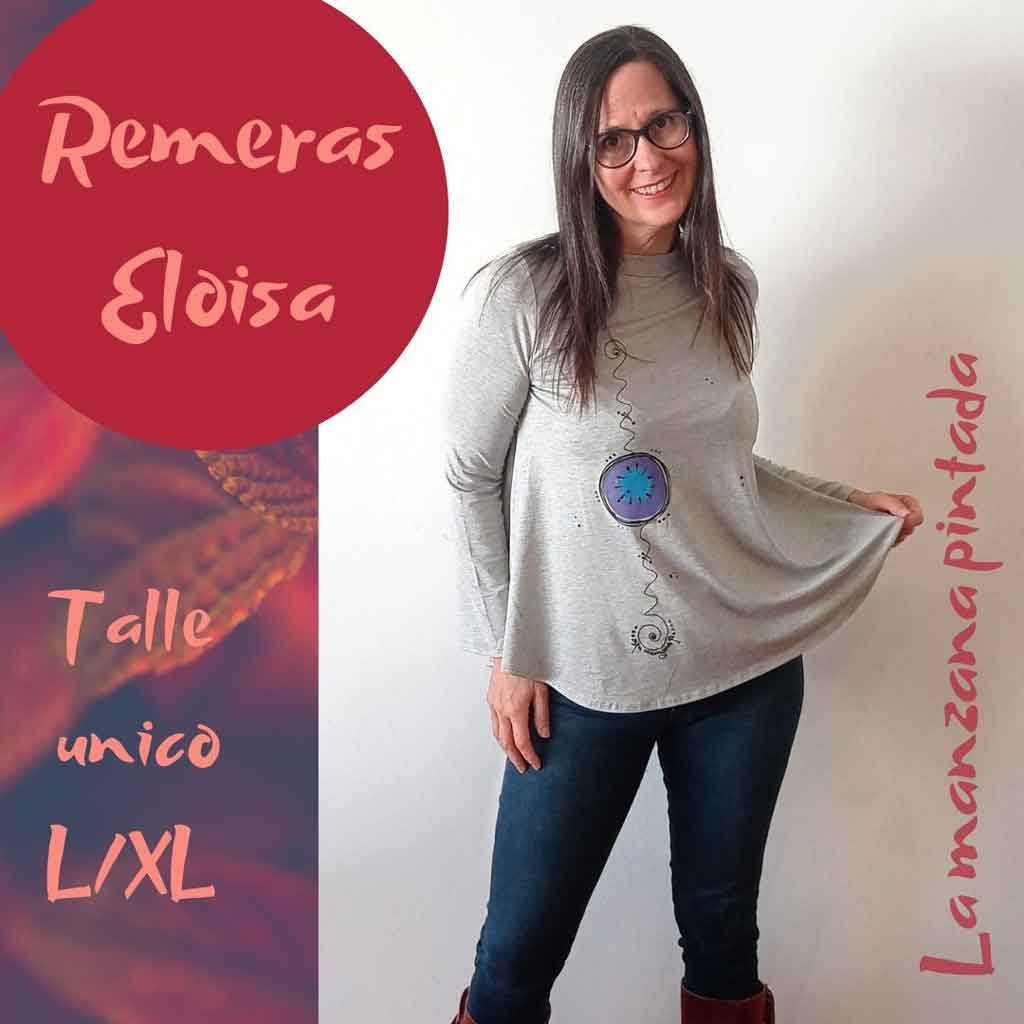 Remeras Eloisa gris