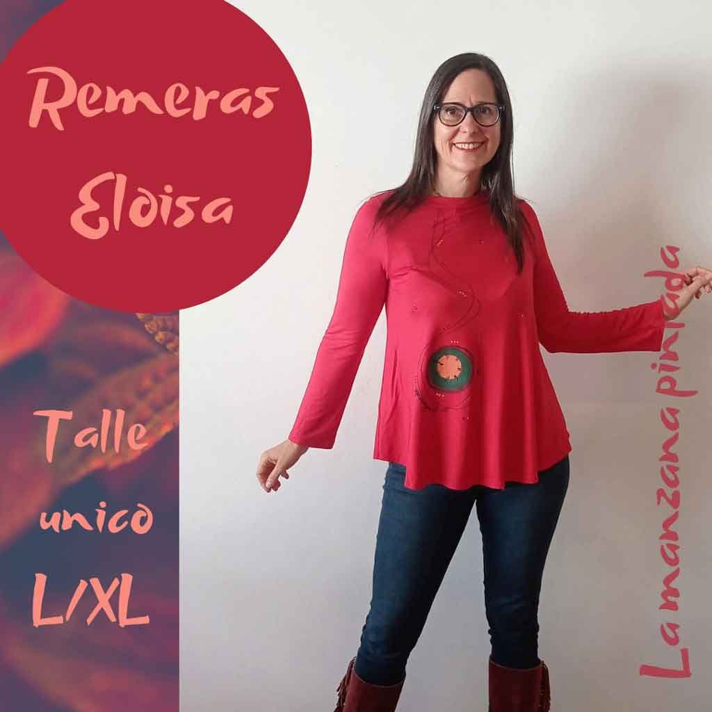 Remeras Eloisa roja